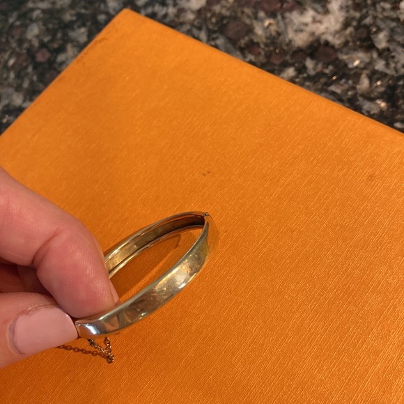 BIRKS Gold filled birks stamped baby babies baby’s cuff bracelet - Picture 4 of 8